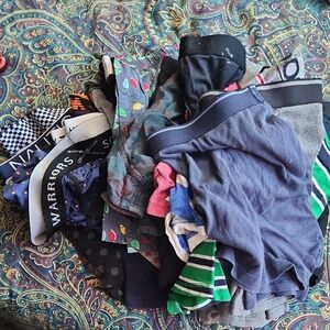 25 Men's  Multi-Color Cotton Boxer Briefs - Unbranded